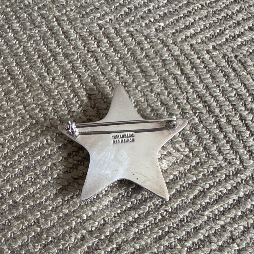 Tiffany & Co. Silver Star Brooch - Picture 2 of 3